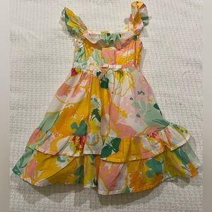 Janie and Jack Floral Ruffle Sundress